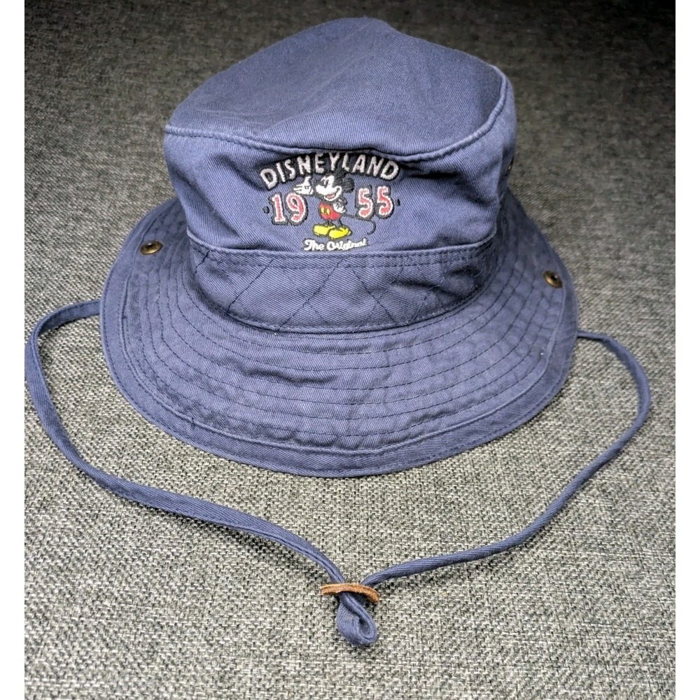 Disneyland Disney Parks Mickey Mouse Embroidered 1955 Bucket Hat Cap Adult